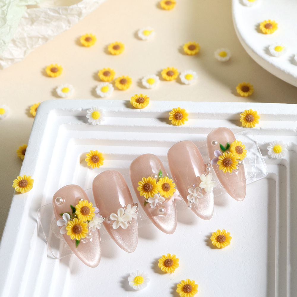 50Pcs Resin Filling 6mm Yellow - đánh giá và giá Resin Art A Keychain