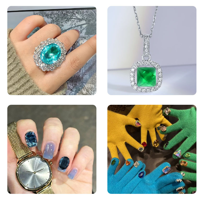 DIY Cube Ring Necklace Bracele - đánh giá và giá Resin Art And Jewelry