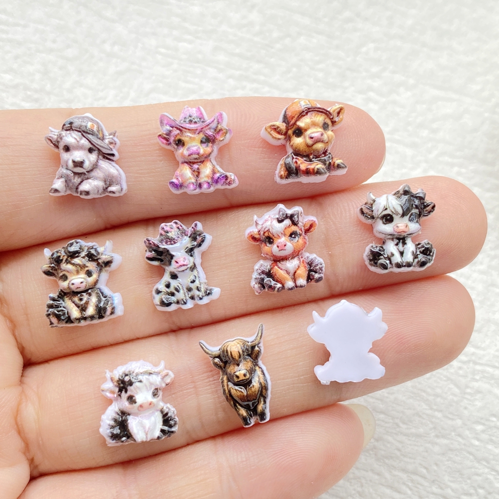 50pcs Resin Cute Mini Cartoon  - đánh giá và giá Resin Art Workshop