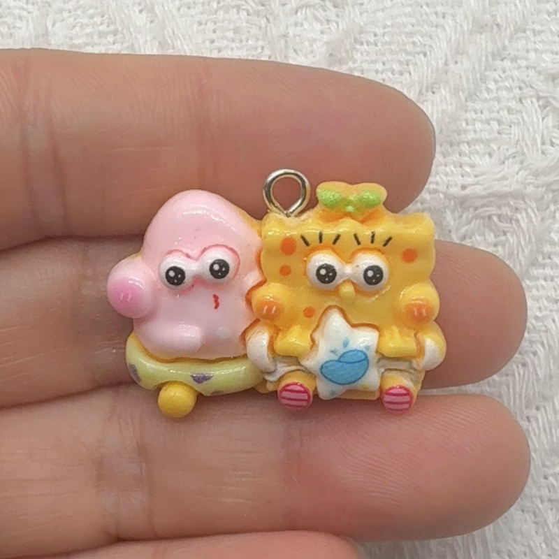 10pcs cartoon resin pendant, D - đánh giá và giá Resin Art Pendant