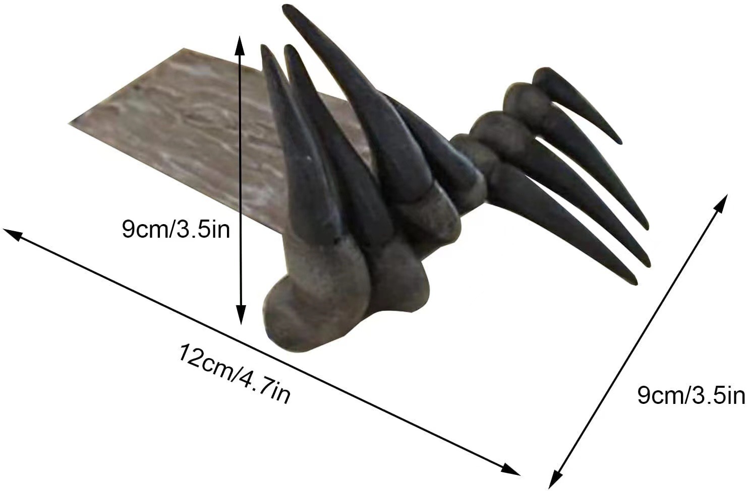 Gothic Devil Claw Bookmark Res - đánh giá và giá Resin Art Bookmark