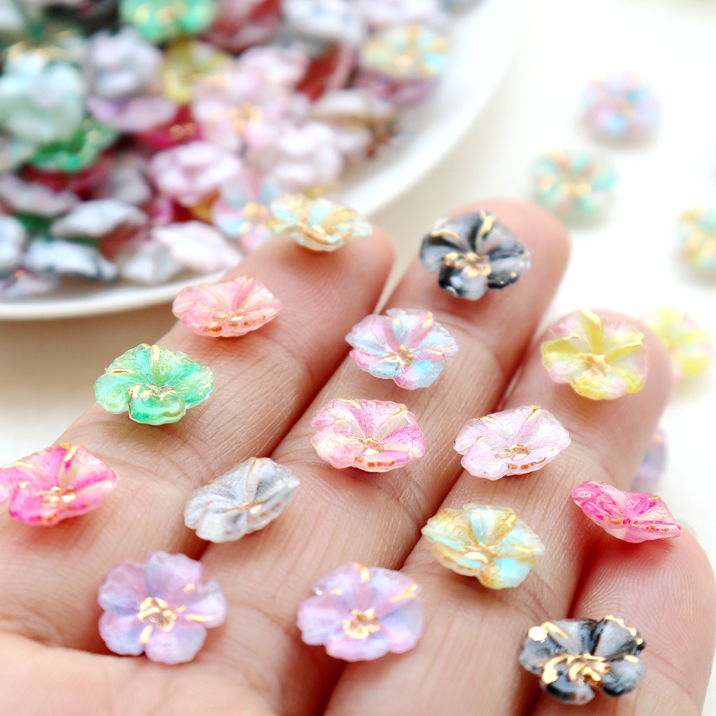 30pcs Mini Resin Flower Caboch - đánh giá và giá Resin Art And Jewelry
