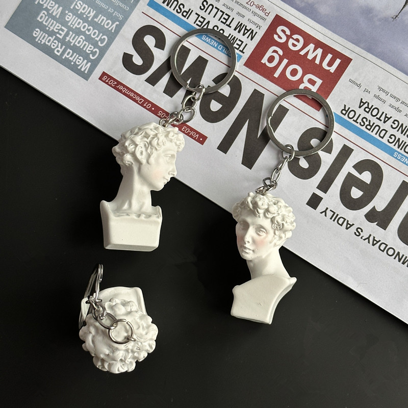 Mini Plaster Statue Key Chain, - đánh giá và giá Resin Art A Keychain