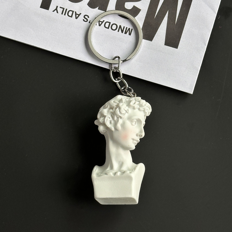 Mini Plaster Statue Key Chain, - đánh giá và giá Resin Art A Keychain