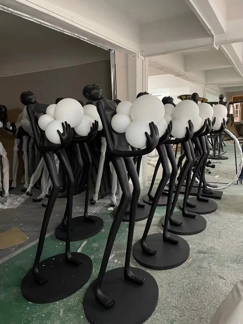 Humanoid Floor Lamp Lamp Moder - đánh giá và giá Resin Art In Floor