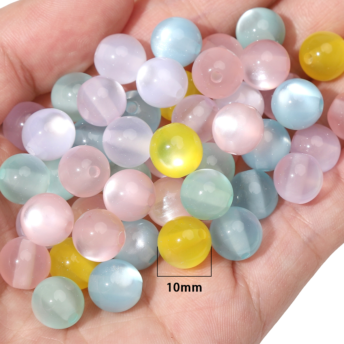 30/60pcs 10mm Colorful Resin C - đánh giá và giá Resin Art Engagement