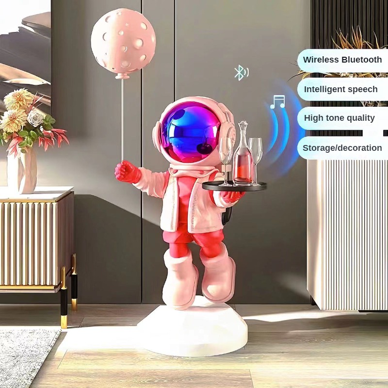 Large Creative Astronaut Astro - đánh giá và giá Resin Art In Floor