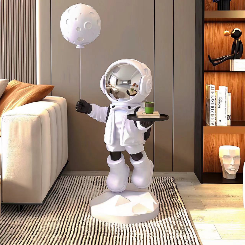 Large Creative Astronaut Astro - đánh giá và giá Resin Art In Floor